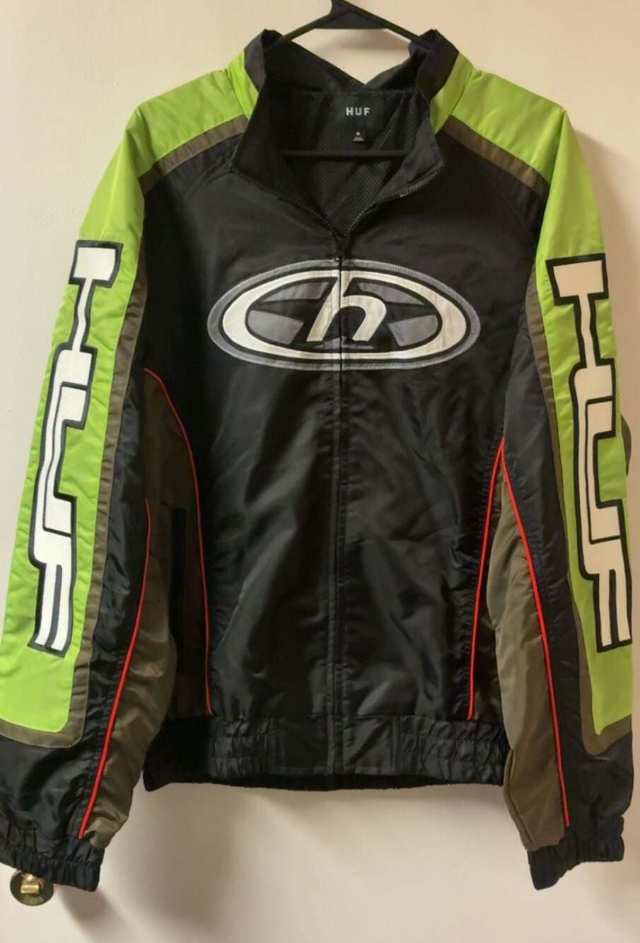HUF Moto Jacket Black Green